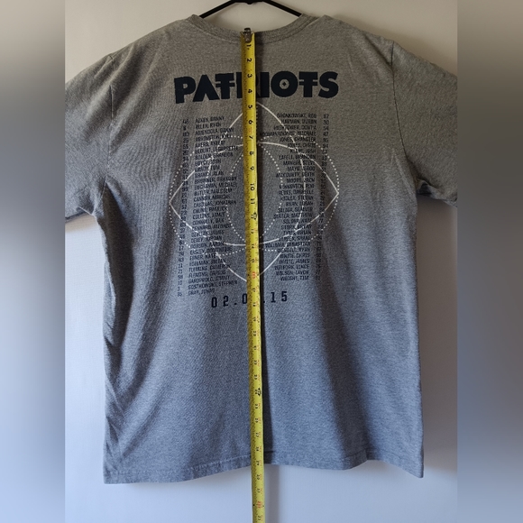 Nike New England Patriots superbowl XLIX men's gray short-sleeve t-shirt size XL - Picture 8 of 9